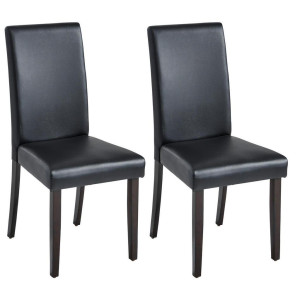 Livetastic Stuhl-Set, Schwarz, Holz, Textil, Füllung: Schaumstoff, eckig, 46x95x56.5 cm, Esszimmer, Stühle, Esszimmerstühle, Esszimmerstühle-Set