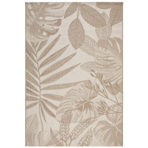 Novel Outdoorteppich, Beige, Textil, Palmen, rechteckig, 160x230 cm, Oeko-Tex® Standard 100, für Fußbodenheizung geeignet, Teppiche & Böden, Teppiche,