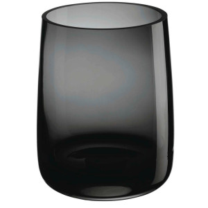 ASA Vase, Dunkelgrau, Glas, 18 cm, Dekoration, Vasen, Glasvasen