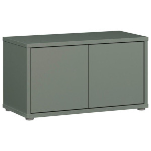 Carryhome Garderobenbank, Salbeigrün, Kunststoff, 74.5x41.5x34.9 cm, Garderobe, Garderobenbänke