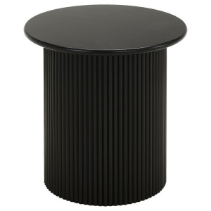 Xora Beistelltisch, Schwarz, Holzwerkstoff, rund, rund, 40x41x40 cm, Wohnzimmer, Wohnzimmertische, Beistelltische