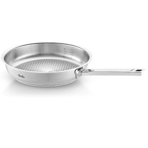 Fissler Bratpfanne Original-Profi Collection®, Silber, Metall, 3 L, backofengeeignet, breiter Schüttrand, Kochen, Pfannen, Bratpfannen