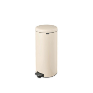 Brabantia Abfalleimer NEW Icon, Beige, Metall, 30 L, 29.3x67.9x38 cm, Küchen, Küchenausstattung, Mülleimer