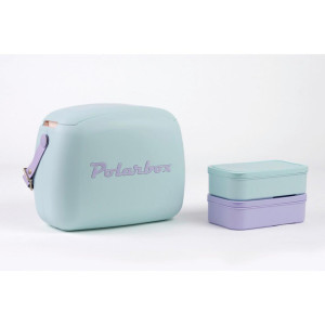 Polarbox Kühlbox Polarbox, Blau, Lila, Hellblau, Kunststoff, 6 L, 30.3x24.2x18 cm, Tragegriffe, Freizeit, Koffer & Taschen, Kühlboxen