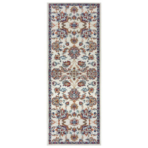 Hanse Home Läufer Luxor, Creme, Mehrfarbig, Kunststoff, orientalisch, rechteckig, 80x240 cm, Oeko-Tex® Standard 100, für Fußbodenheizung geeignet, in
