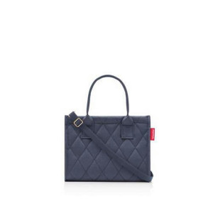 Reisenthel Einkaufstasche Daily shopper XS rhombus midnight gold, Dunkelblau, Textil, 27x21x14 cm, Freizeit, Koffer & Taschen, Einkaufstaschen