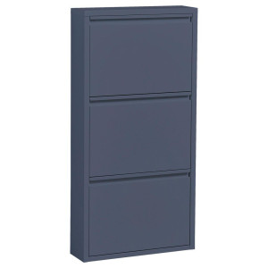 Boxxx Schuhkipper, Blau, Metall, 51x104x16 cm, Typenauswahl, stehend, Garderobe, Schuhaufbewahrung, Schuhkipper