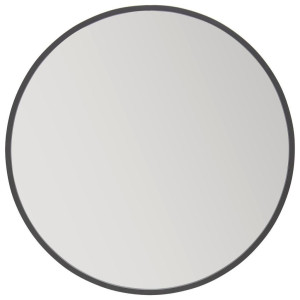 Mid.you Wandspiegel, Schwarz, Metall, Glas, Holzwerkstoff, rund, 100x100x1.5 cm, Spiegel, Wandspiegel