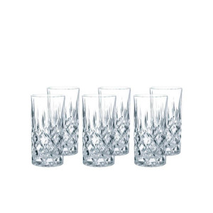 Nachtmann Gläserset Noblesse, Klar, Glas, 6-teilig, 395 ml, 10 cm, Made in Germany, Essen & Trinken, Gläser, Gläser-Sets