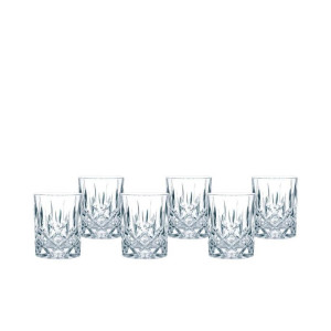 Nachtmann Whisky-Gläserset Noblesse, Transparent, Glas, 6-teilig, 295 ml, 9.8 cm, Made in Germany, Essen & Trinken, Gläser, Gläser-Sets
