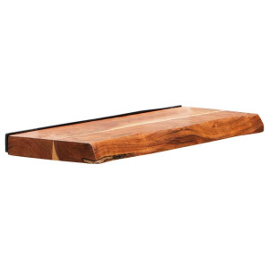 Livetastic Wandboard, Natur, Holz, Akazie, massiv, Holz, 60x3.5x20 cm, Küchen, Küchenmöbel, Küchenregale