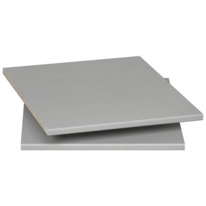 Mid.you Einlegebodenset, Grau, Holzwerkstoff, 43x1x50 cm, BQ - Bündnis für Qualität, Made in Germany, DIN EN ISO 9001, Schlafzimmer, Kleiderschränke,