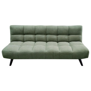 Mid.you Schlafsofa Clarion, Grün, Holz, Kautschukholz, massiv, 3-Sitzer, 183x78x92 cm, Liegefunktion, Kinder- & Jugendzimmer, Jugendmöbel, Jugendsofas