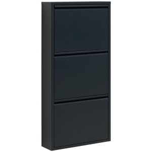 Carryhome Schuhkipper, Anthrazit, Metall, 50x103.5x15 cm, Typenauswahl, Garderobe, Schuhaufbewahrung, Schuhkipper