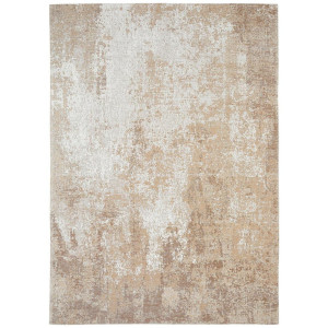 Novel Vintage-Teppich, Beige, Textil, Abstraktes, rechteckig, 80x150 cm, ISO 9001, Oeko-Tex® Standard 100, Global Recycled Standard (Grs), für