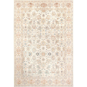 Lindorug Vintage-Teppich Living Jane, Hellrosa, Perlmutt, Pastellblau, Textil, orientalisch, rechteckig, 130x190 cm, Oeko-Tex® Standard 100, für