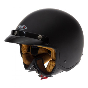 Casque jet Shiro SH 206 noir mat- S