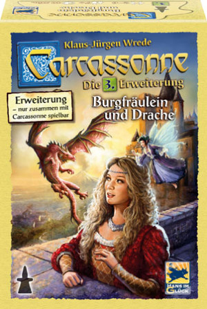 Brettspiel Carcassonne - Burgfräulein und Drache (3.Erweiterung)