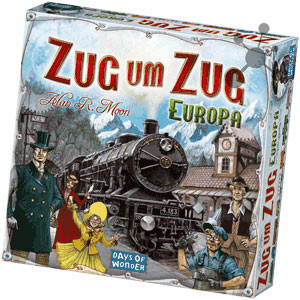 Asmodee Brettspiel Zug um Zug Europa