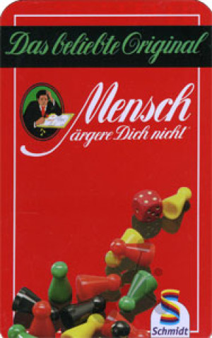 Schmidt Spiel Mensch ärgere Dich nicht - Mitbringspiel Metalldose