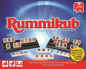 Jumbo Brettspiel Original Rummikub - extra große Zahlen (XXL)
