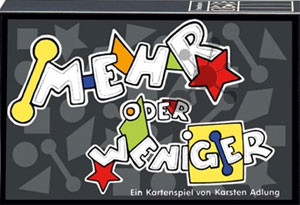 Adlung Spiel Mehr oder weniger
