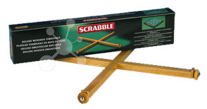 Piatnik Brettspiel Scrabble - Deluxe Drehteller aus Holz