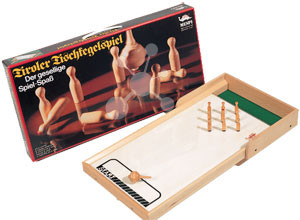 Brettspiel Tiroler Tischkegelspiel