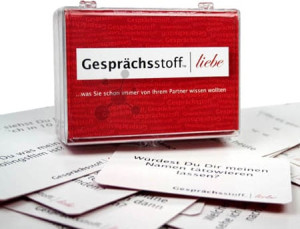 Kartenspiel Gesprächsstoff Liebe