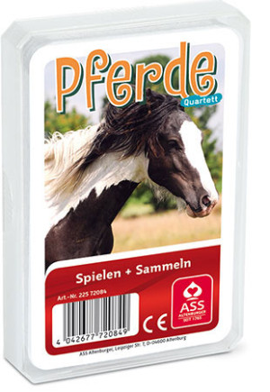 Kartenspiel Tier-Quartett - Pferde
