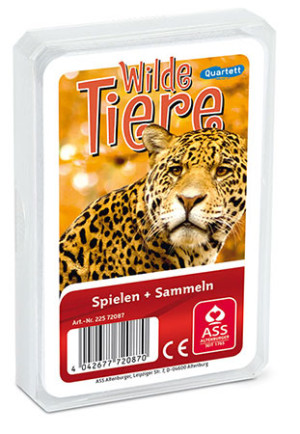 Kartenspiel Tier-Quartett - Wilde Tiere