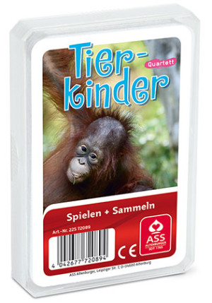 Kartenspiel Tier-Quartett - Tier-Kinder