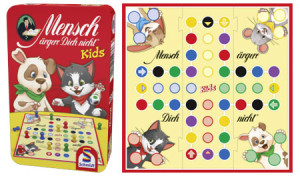 Schmidt Brettspiel Mensch ärgere Dich nicht Kids Metalldose