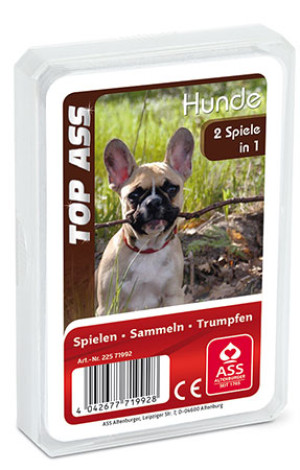 Kartenspiel TOP ASS - Hunde Quartett