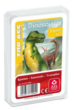 Kartenspiel TOP ASS - Dinosaurier Quartett