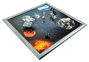 Spiel Spielmatte Planeten (90 x 90 cm)