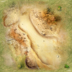 Spiel Spielmatte Wüste (90 x 90 cm)