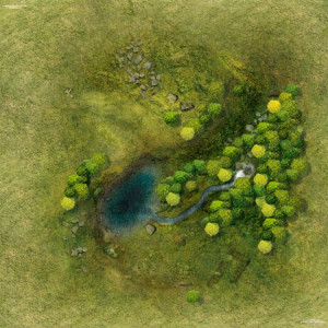 Spiel Spielmatte Grasland (90 x 90 cm)