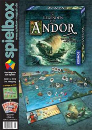 Spiel Spielbox 05/2014 inkl. Mini Erweiterung zu "Carcassonne"