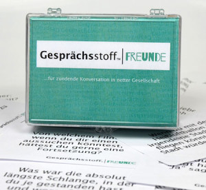 Kartenspiel Gesprächsstoff Freunde