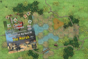 Brettspiel Conflict of Heroes - The Marsh 3. Edition Erweiterung (en)