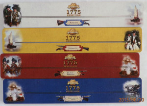 Brettspiel Birth of America - 1775 - Kartenhalter ohne Flaggenmarker