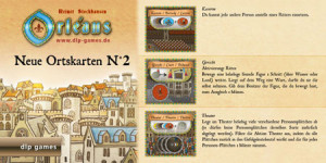 Brettspiel Orléans | Ortskarten (Edition 2) - Erweiterung