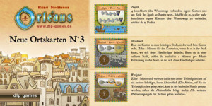 Brettspiel Orléans | Ortskarten (Edition 3) - Erweiterung