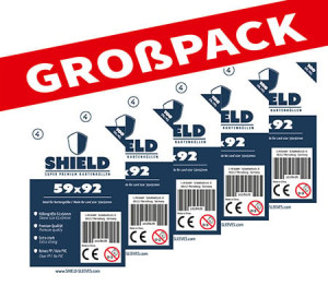 Shield 4 - (100er Großpack) 100 Super Premium Kartenhüllen für Kartengröße 59 x 92 mm