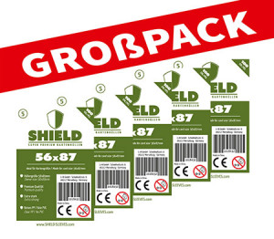 Shield 5 - (100er Großpack) 100 Super Premium Kartenhüllen für Kartengröße 56 x 87 mm
