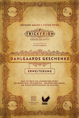 Corax Games Brettspiel Trickerion | Dahlgaards Geschenke - Erweiterung