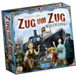 Asmodee Brettspiel Zug um Zug Weltreise