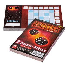 Würfelspiel Knister - Ersatzblöcke (2er)