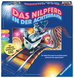 Ravensburger Brettspiel Das Nilpferd in der Achterbahn